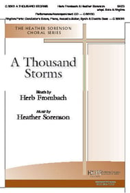 A Thousand Storms SATB choral sheet music cover Thumbnail
